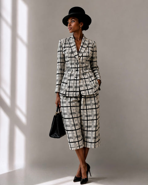 3 BUTTON PEAK LAPEL + THE TRAVEL PANT