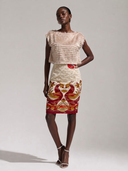 GEO INDIA PENCIL SKIRT