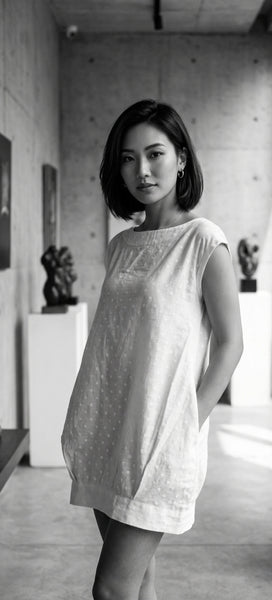 LIMITED EDITION LINEN MICRO DRESS / SACK BLOUSE