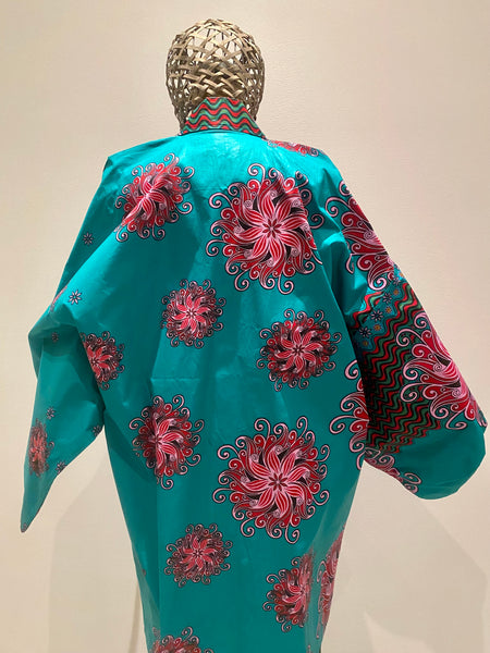 The Turquoise Haori, Africa meets Asia