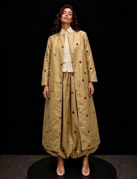Long Embroidery Coat