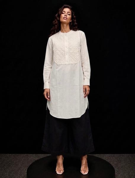 L/S UNISEX Bib Front Peasant Shirt